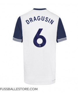 Günstige Tottenham Hotspur Radu Dragusin #6 Heimtrikot 2024-25 Kurzarm